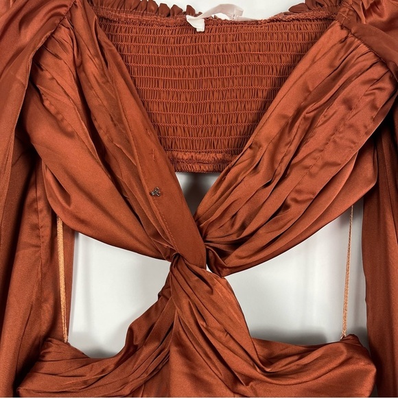 2/$30 ASTR the label Anamaria dress rust color size XS NWT Flawed⚠️ - Picture 8 of 10